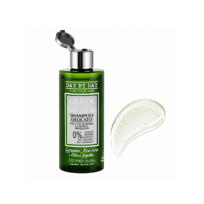 Шампунь Alan Jey Green Natural Shampoo Energizzante, проти випадіння волосся (250 мл)