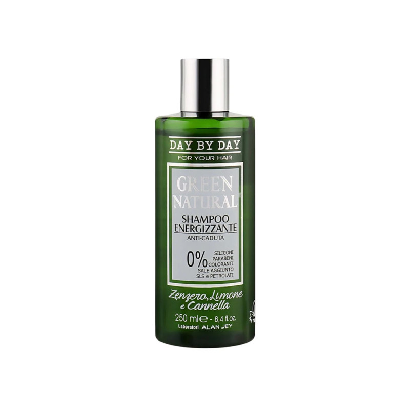 Шампунь Alan Jey Green Natural Shampoo Purificante, для жирного волосся з лупою (250 мл)