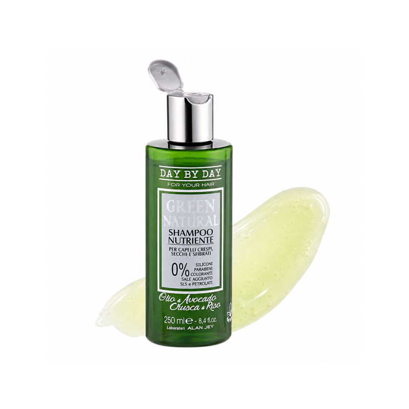 Шампунь Alan Jey Green Natural Shampoo, для кучерявого сухого та пошкодженого волосся (250 мл)