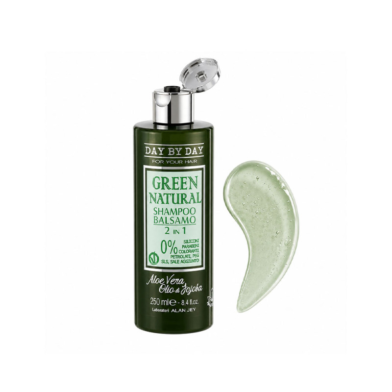 Шампунь-бальзам 2 в 1 Alan Jey Green Natural Shampoo-Balsam (250 мл)